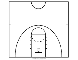 college mens basketball half court diagram