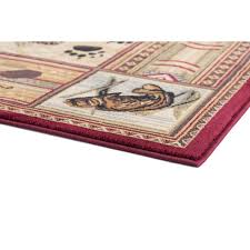tayse rugs nature lodge brown 4 ft x 6