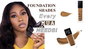 foundation shades you need as a makeup