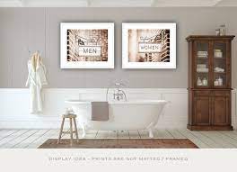 Rustic Bathroom Wall Decor Farmhouse