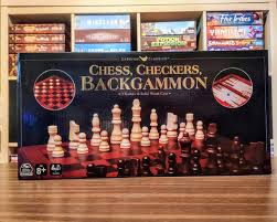 The game is played on an 8x8 chequered board, essentially a chess board. 3 In 1 Backgammon Chess Checkers Everyone And Their Grandmother Games