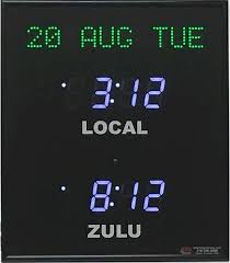 Brg Time Zone Clock 368a 2 Zones 1 8