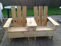 His And Her Adirondack Chairs Made From