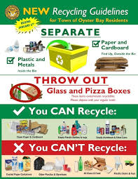 What You Cant Recycle In Town Of Oyster Bay In 2019