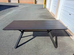 Expandable Modern Black Dining Table