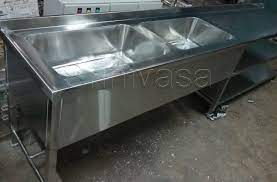 commercial stainless steel wash basin