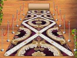 multicolor polyester wedding carpet