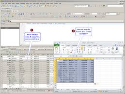 microsoft excel via toad for oracle