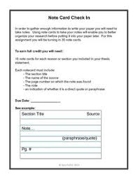 Research Paper Student Notes Template   Research Paper   Pinterest     NPR