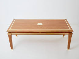 Cerused Oak And Brass Dining Table From