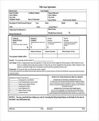Free 8 Personal Loan Agreement Form Samples In Pdf Word