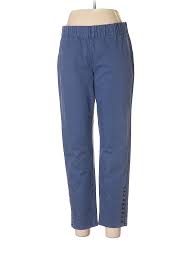 Details About Soft Surroundings Women Blue Casual Pants Med Petite