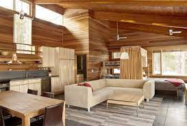 Room Cabin Wood Interior Design