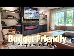 Budget Friendly Fireplace Built Ins