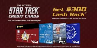 While the trek credit card does not differ wildly from many store credit cards, depending on your needs it may be something worth considering. Nasa Federal Credit Union Star Trek Credit Card 300 Cash Back Bonus