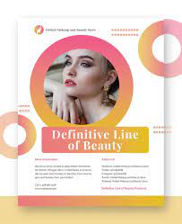 cosmetic flyer templates in psd