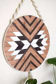 Mantra Wood Wall Art Macrame Wall