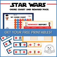 Free Star Wars Chore Chart Welcome To The Family Table