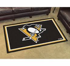 pittsburgh penguins 4 x 6 area rug