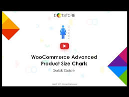 Woocommerce Advanced Product Size Charts