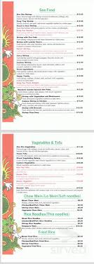menu for mandarin garden in green bay