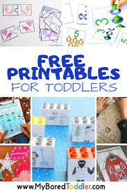 free printables for toddlers my bored