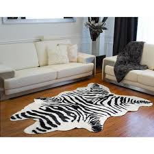 luxe l 100 faux fur faux zebra black