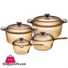 Glass Cookpot Saucepan Cookware Set 8
