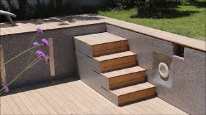 wooden deck movable floor for swimming