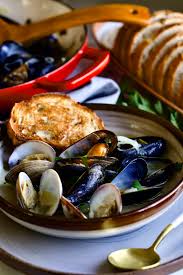 steamed mussels and clams recipe with