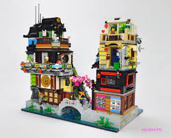 Ninjago City : The Suburbs (An extension to Lego set 70657…
