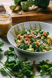 peanutty broccoli buckwheat bowl recipe