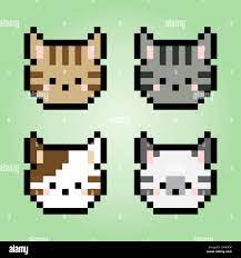 Pixel art gatitos