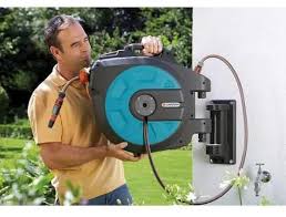 Wall Mounted Hose Reel With Automatic