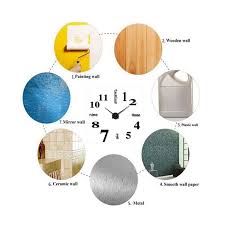3d Diy Wall Clock Modern Design Large