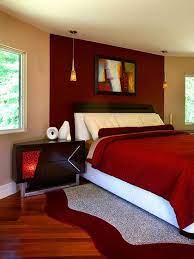 red bedroom design