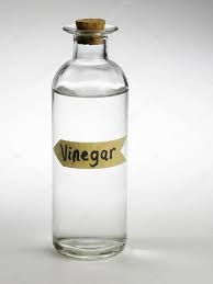 Vinegar in glass bottle Stock Photo by ©eskaylim 118706512