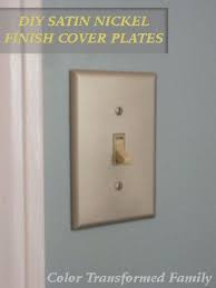 Diy Satin Nickel Cover Plates Light