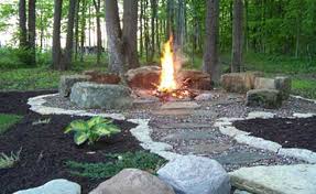 Stone Fire Pit Designs Veritable
