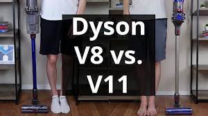 dyson v8 vs v11 side by side dyson