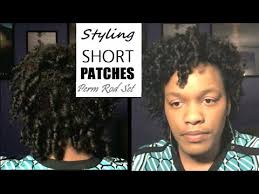 Beyond the fro | natural hair rules!!! Thin Hairstyles Perm Rod Set On Thinning Natural Hair In Women Short Patches From Breakage Youtube