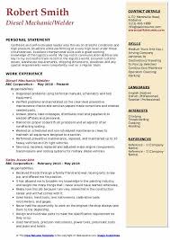 Find the best diesel mechanic resume sample and improve your resume. Diesel Mechanic Resume Samples Qwikresume