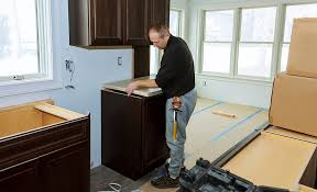 Drill the holes and set the corner cabinet in place. How To Install Base Cabinets The Home Depot