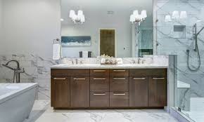 Consider using wall mounted fixtures with an extra high backsplash. Standard Bathroom Vanity Dimensions Height Sizes Depth