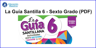 So please help us by uploading 1 new document or like us to download La Guia Santillana 6 Para Profesores En Pdf Sexto Grado Educacion Maestros