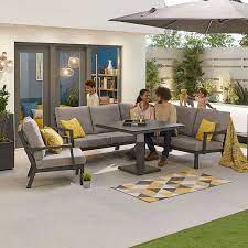 Compact Vogue Aluminium Garden Sofa Set