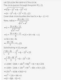 Write An Eqaution Of The Circle With