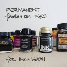 Permanent Fountain Pen Inks For Ink