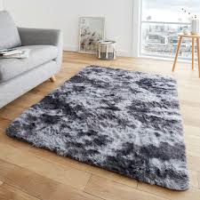 gy fluffy rug anti slip charcoal