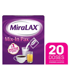 miralax mix in laxative powder for